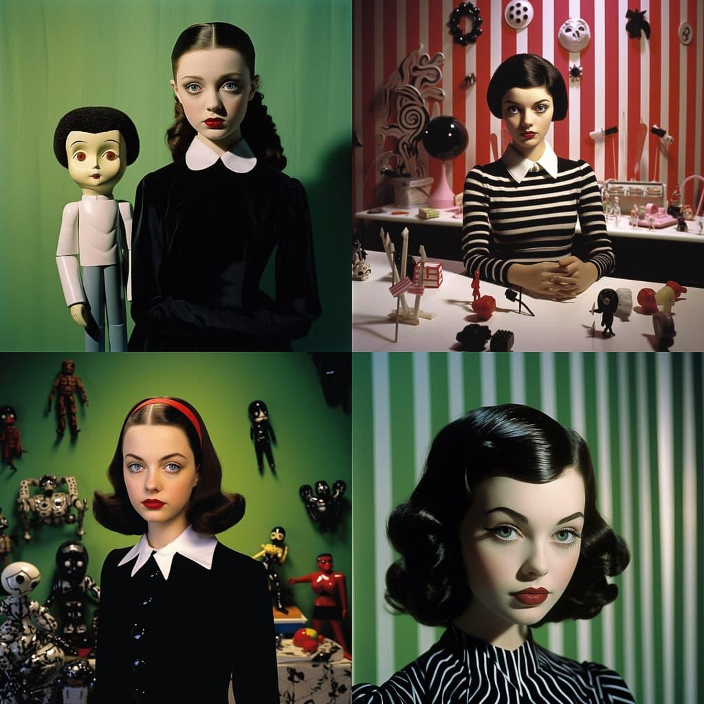 Laurie Simmons style, Midjourney V5.2, render 1 of 4