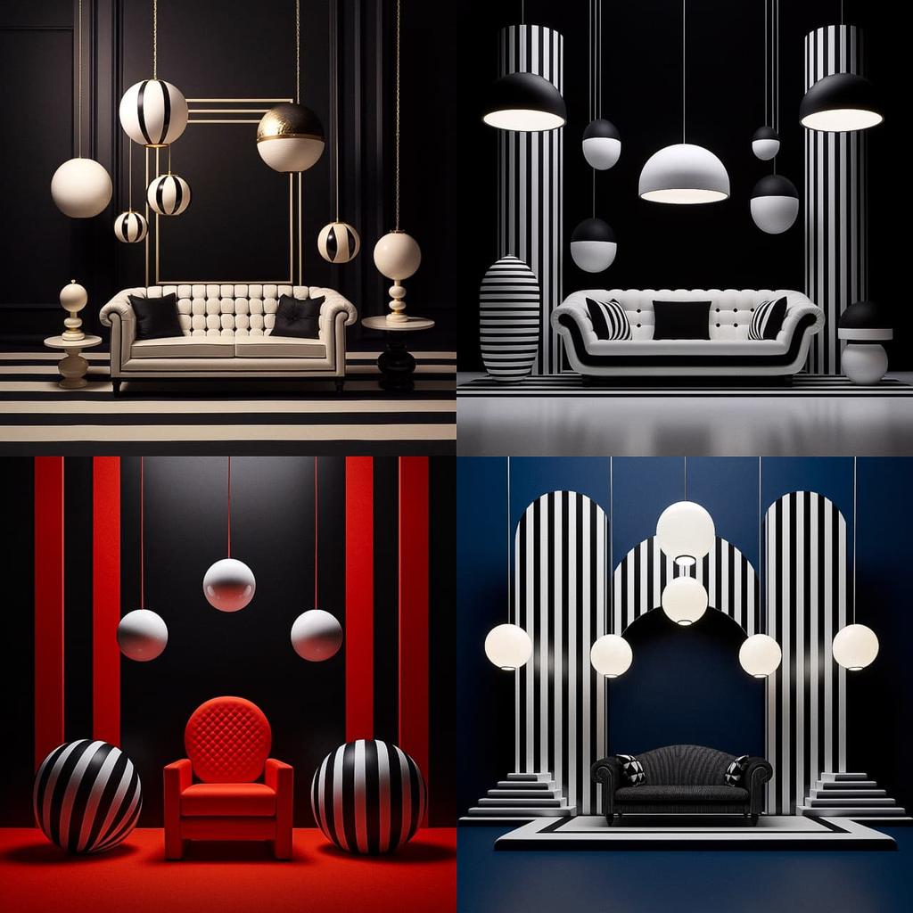 Lee Broom style, Midjourney V5.2, render 1 of 4