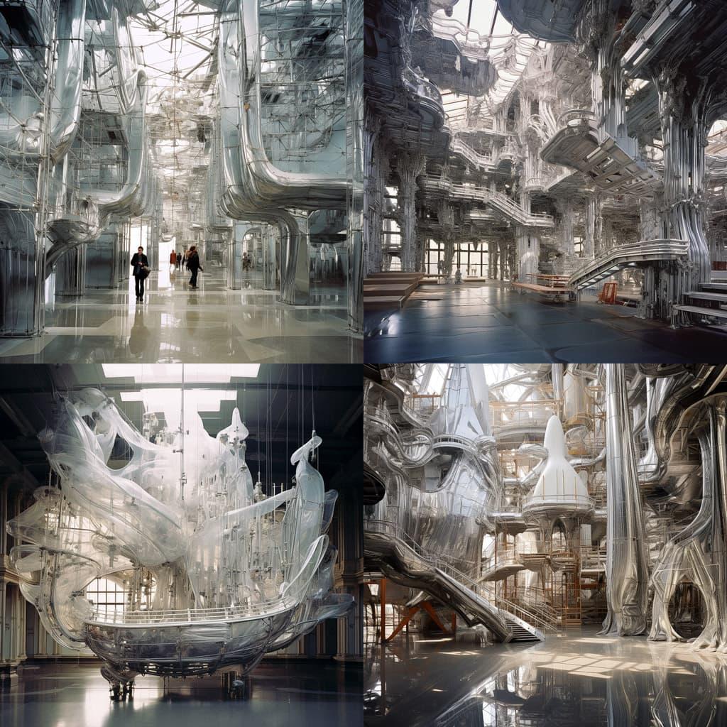 Lee Bul style, Midjourney V5.2, render 1 of 4