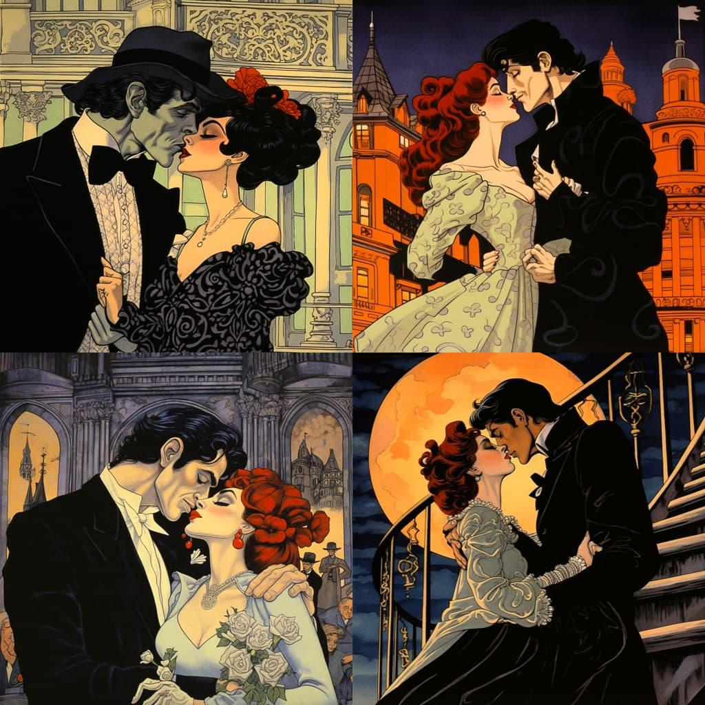 Leone Frollo style, Midjourney V5.2, render 1 of 4