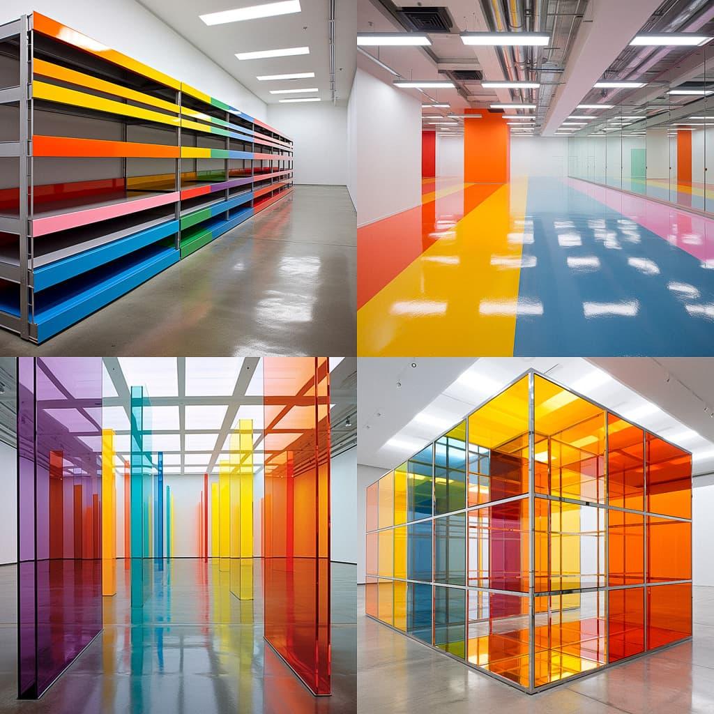 Liam Gillick style, Midjourney V5.2, render 1 of 4
