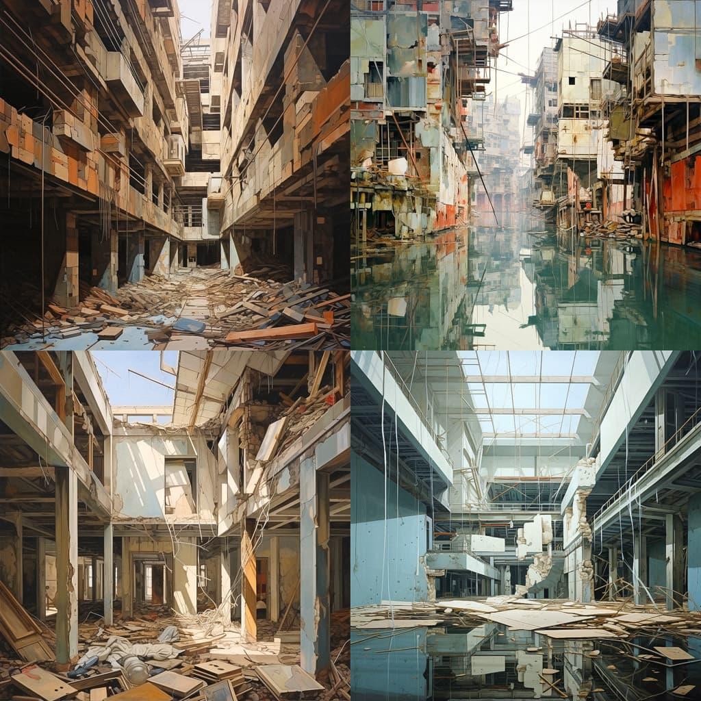 Liu Wei style, Midjourney V5.2, render 1 of 4