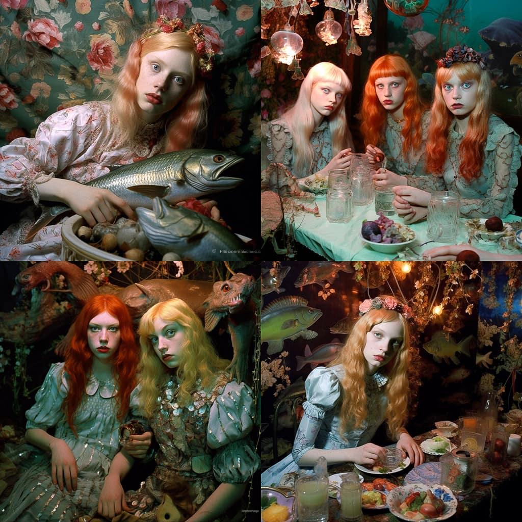 Lizzie Fitch style, Midjourney V5.2, render 1 of 4