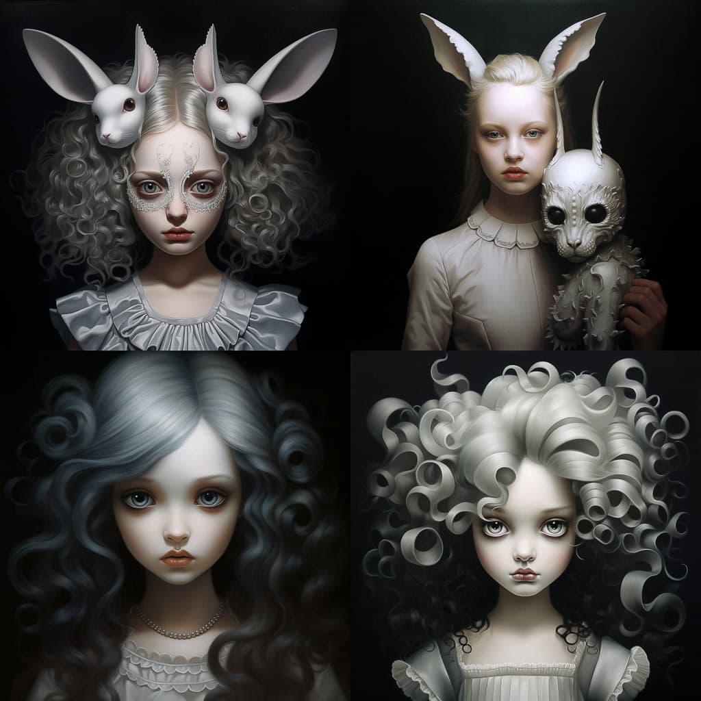 Lori Earley style, Midjourney V5.2, render 1 of 4