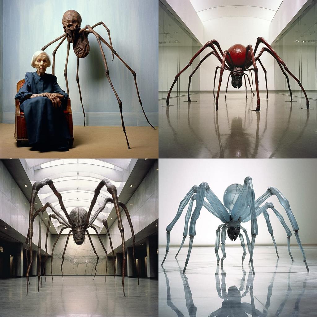 Louise Bourgeois style, Midjourney V5.2, render 1 of 4