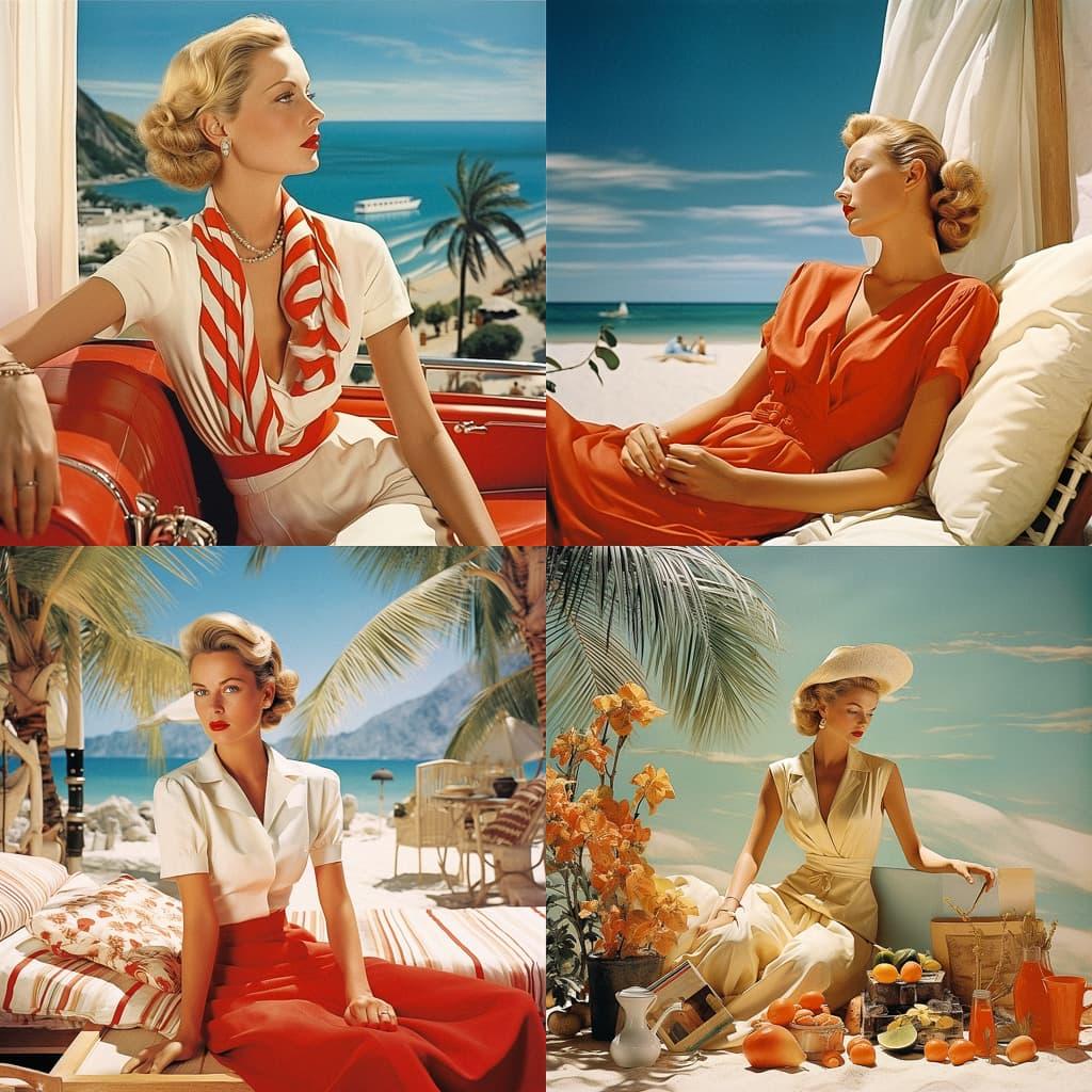 Louise Dahl-Wolfe style, Midjourney V5.2, render 1 of 4