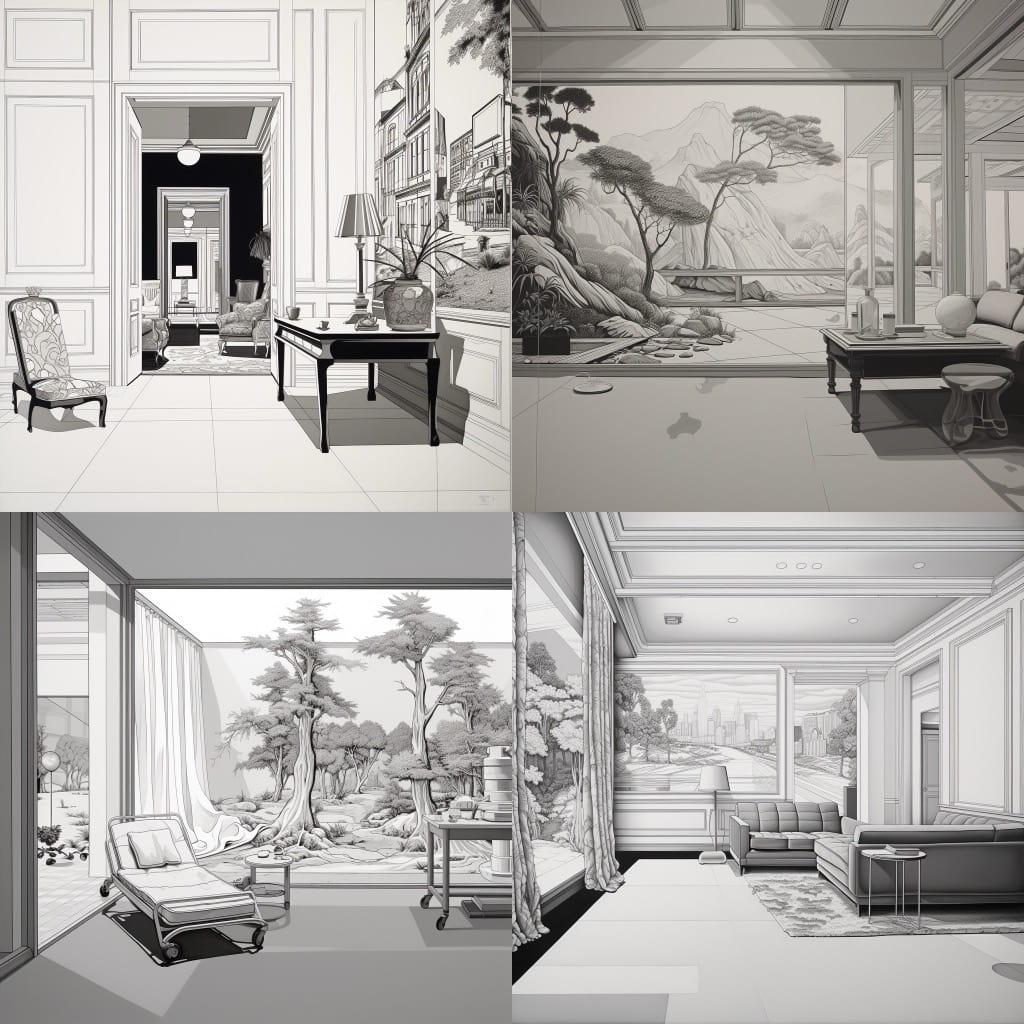 Louise Lawler style, Midjourney V5.2, render 1 of 4