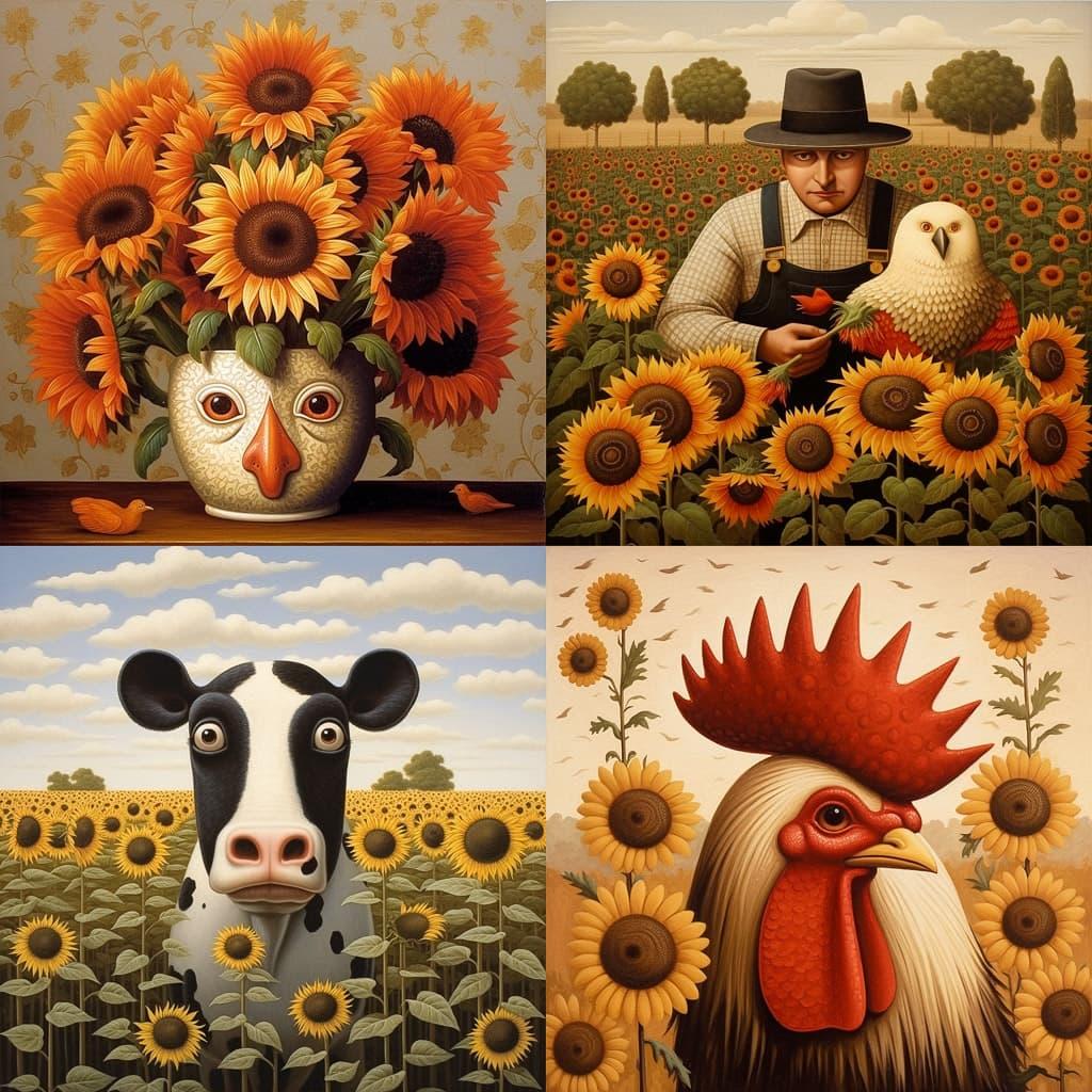Lowell Herrero style, Midjourney V5.2, render 1 of 4