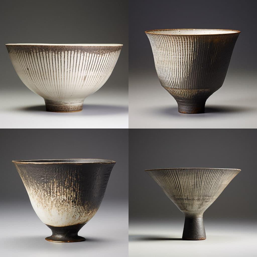 Lucie Rie style, Midjourney V5.2, render 1 of 4