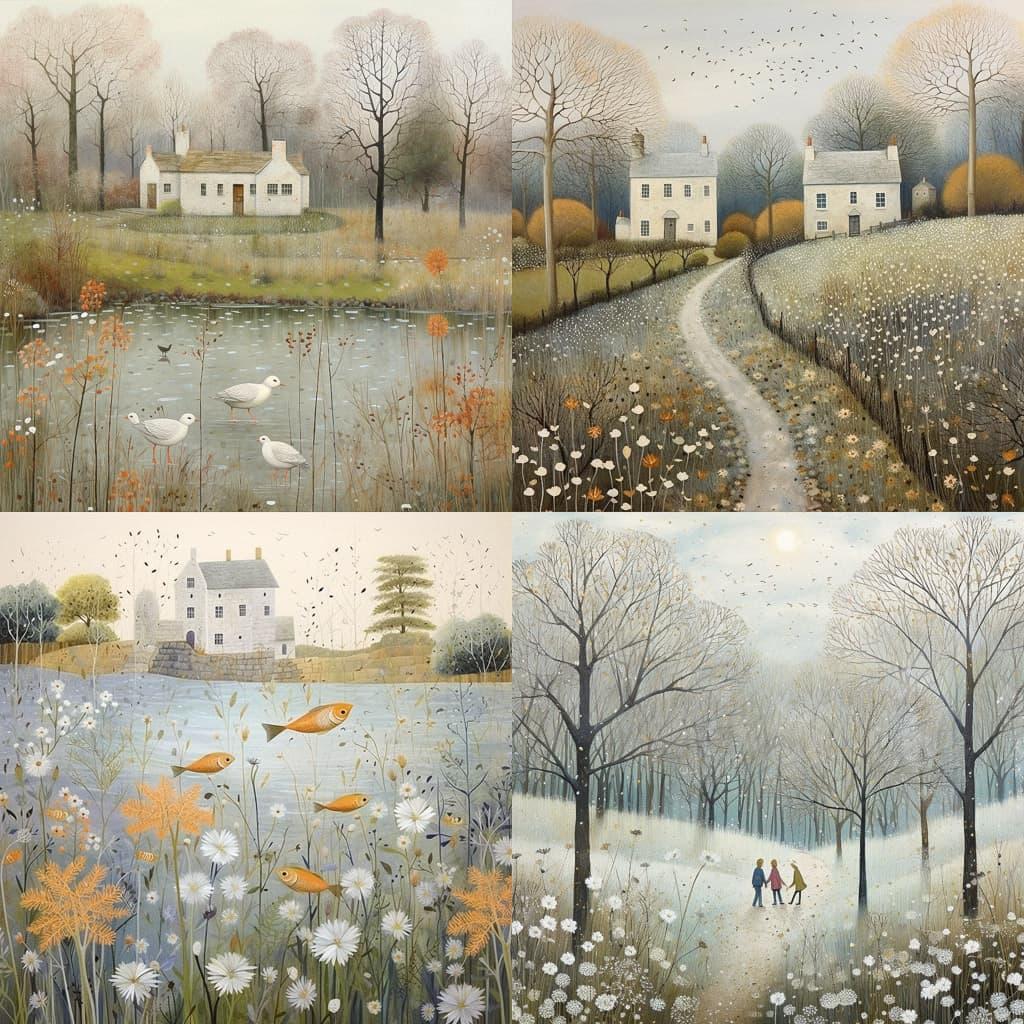 Lucy Grossmith style, Midjourney V5.2, render 1 of 4