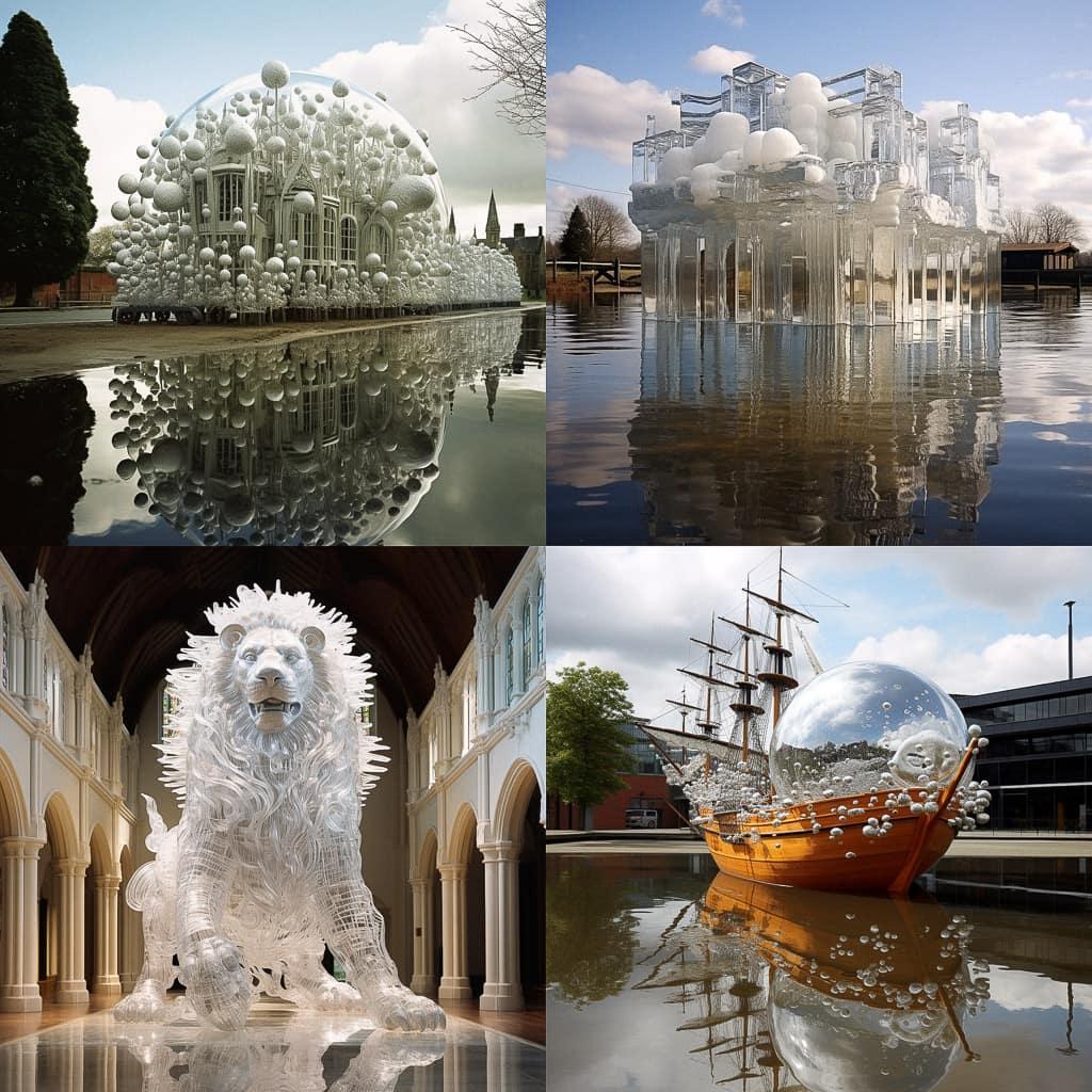 Luke Jerram style, Midjourney V5.2, render 1 of 4