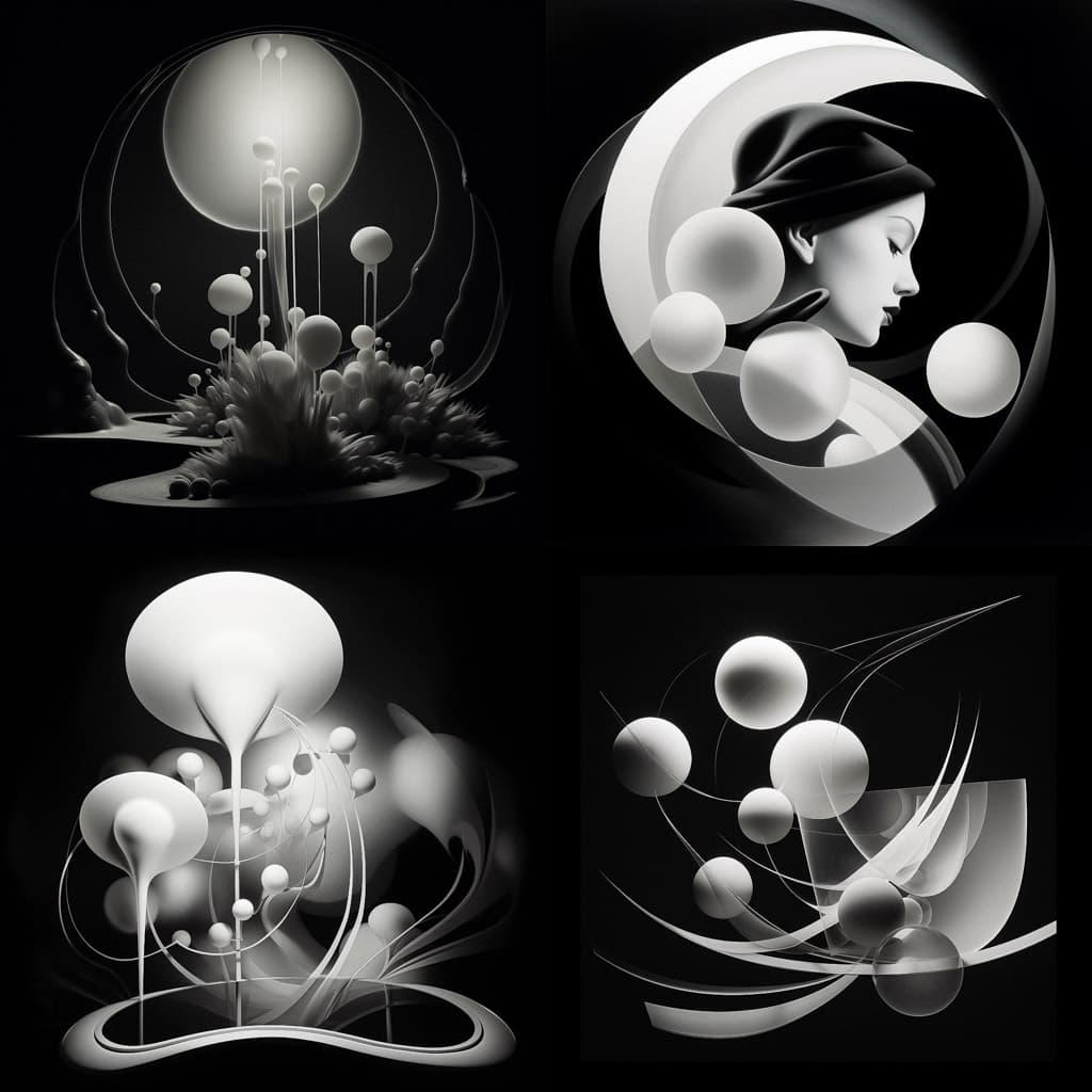Luminogram style, Midjourney V5.2, render 1 of 4