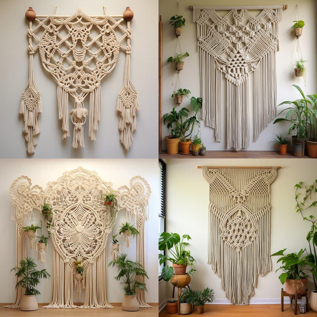 Macrame style, Midjourney V5.2, render 1 of 4