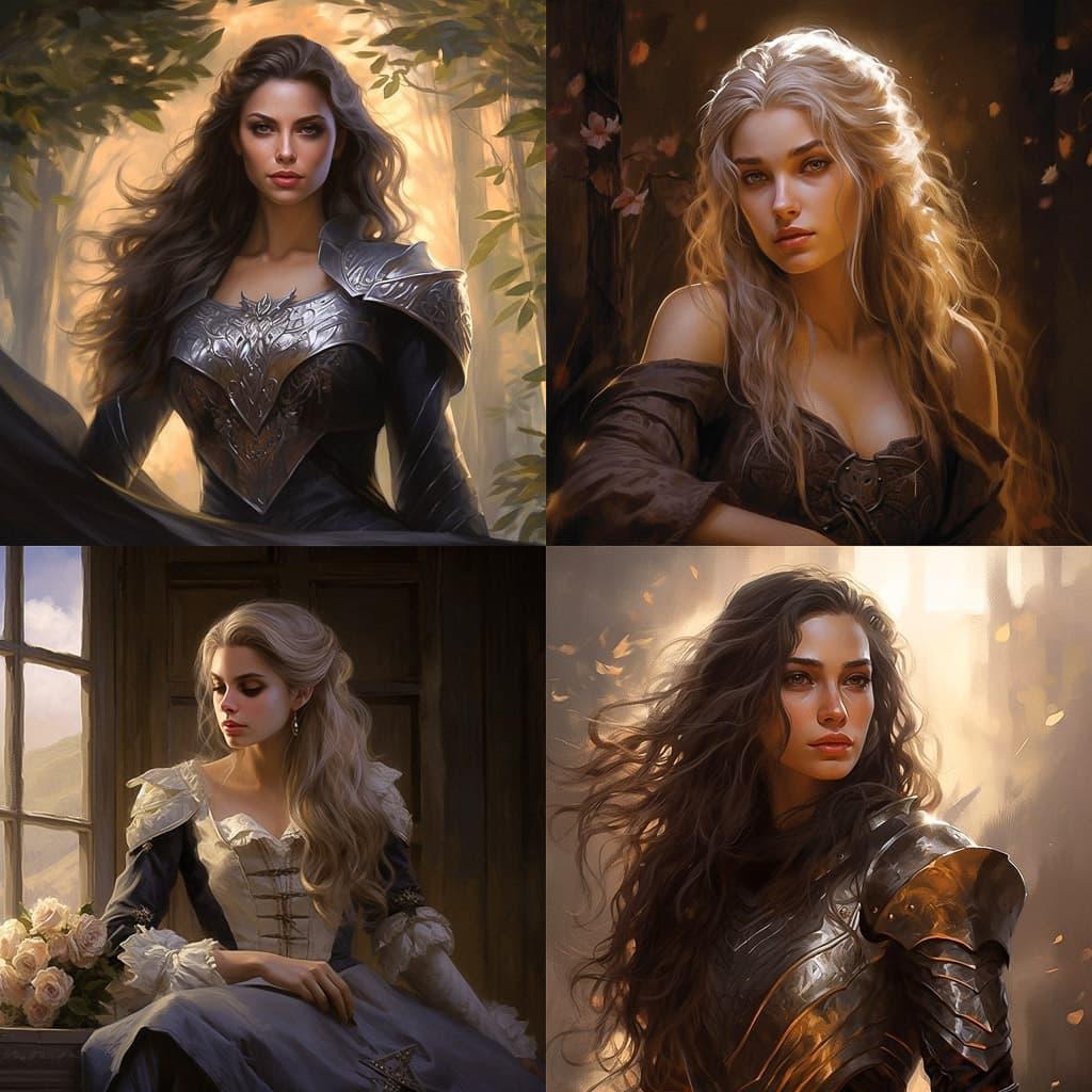Magali Villeneuve style, Midjourney V5.2, render 1 of 4