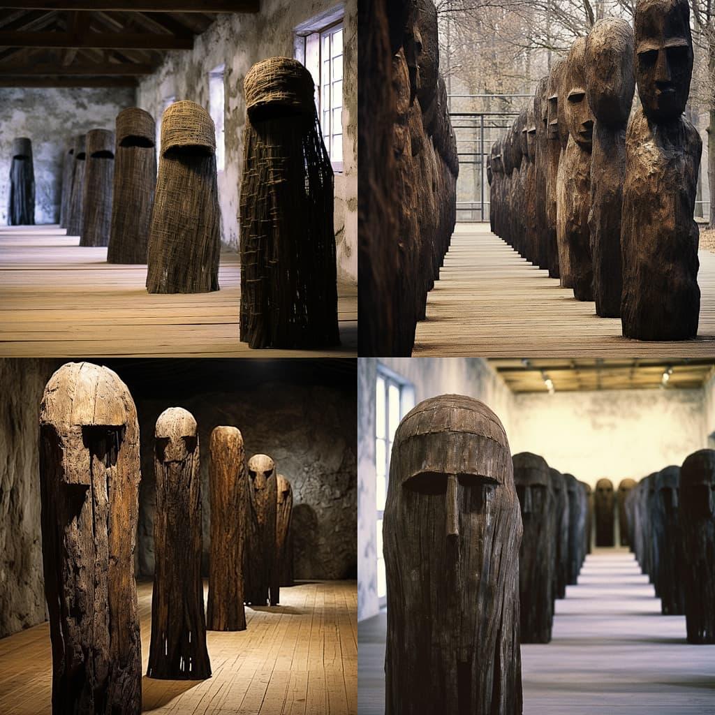 Magdalena Abakanowicz style, Midjourney V5.2, render 1 of 4