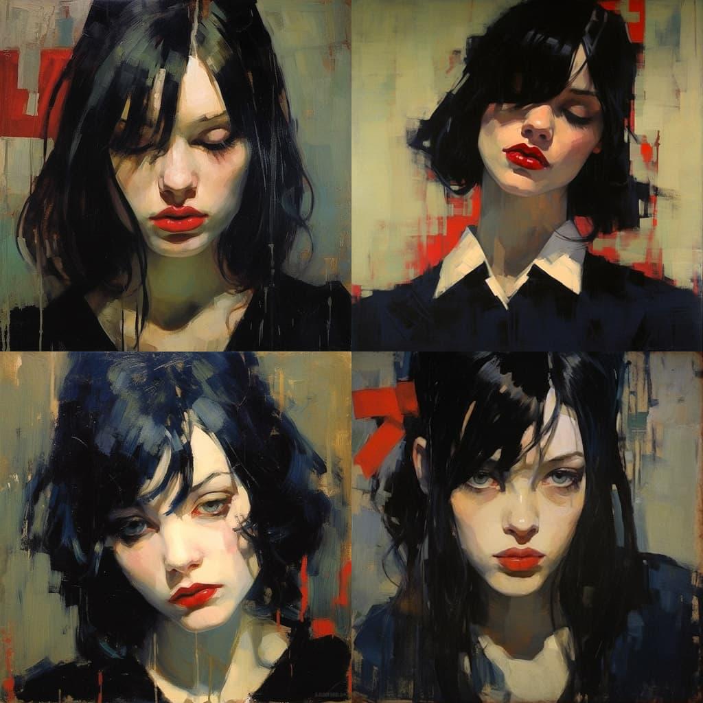 Malcolm Liepke style, Midjourney V5.2, render 1 of 4