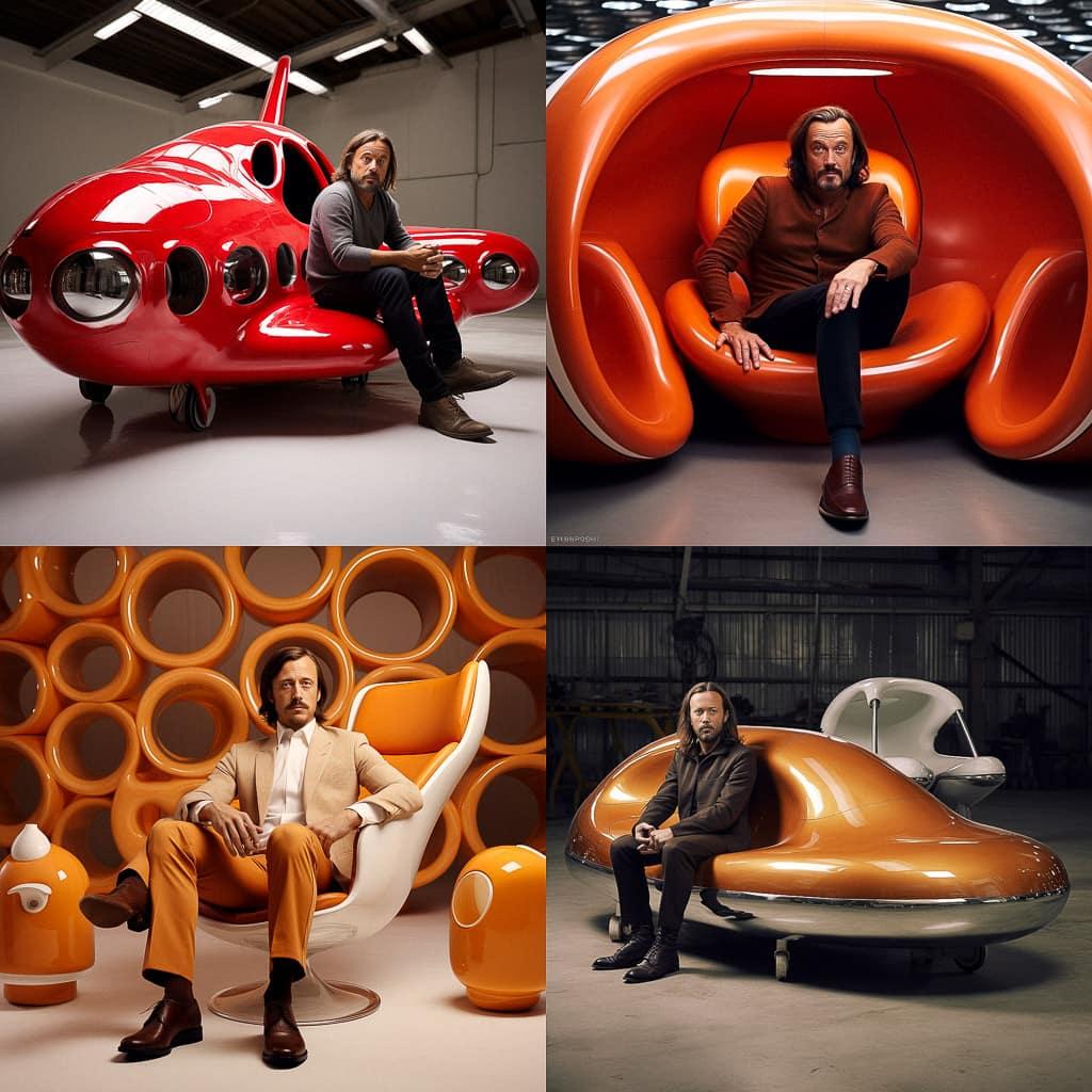 Marc Newson style, Midjourney V5.2, render 1 of 4
