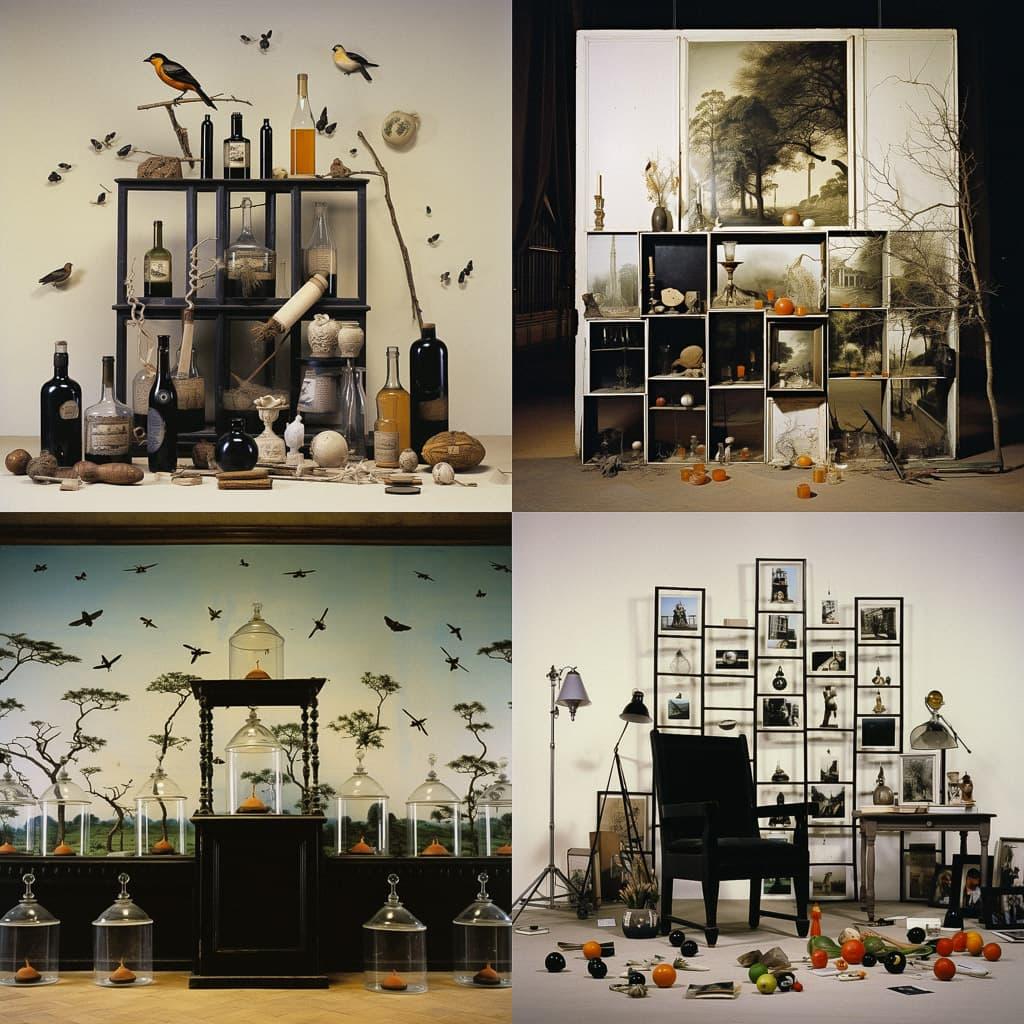 Marcel Broodthaers style, Midjourney V5.2, render 1 of 4