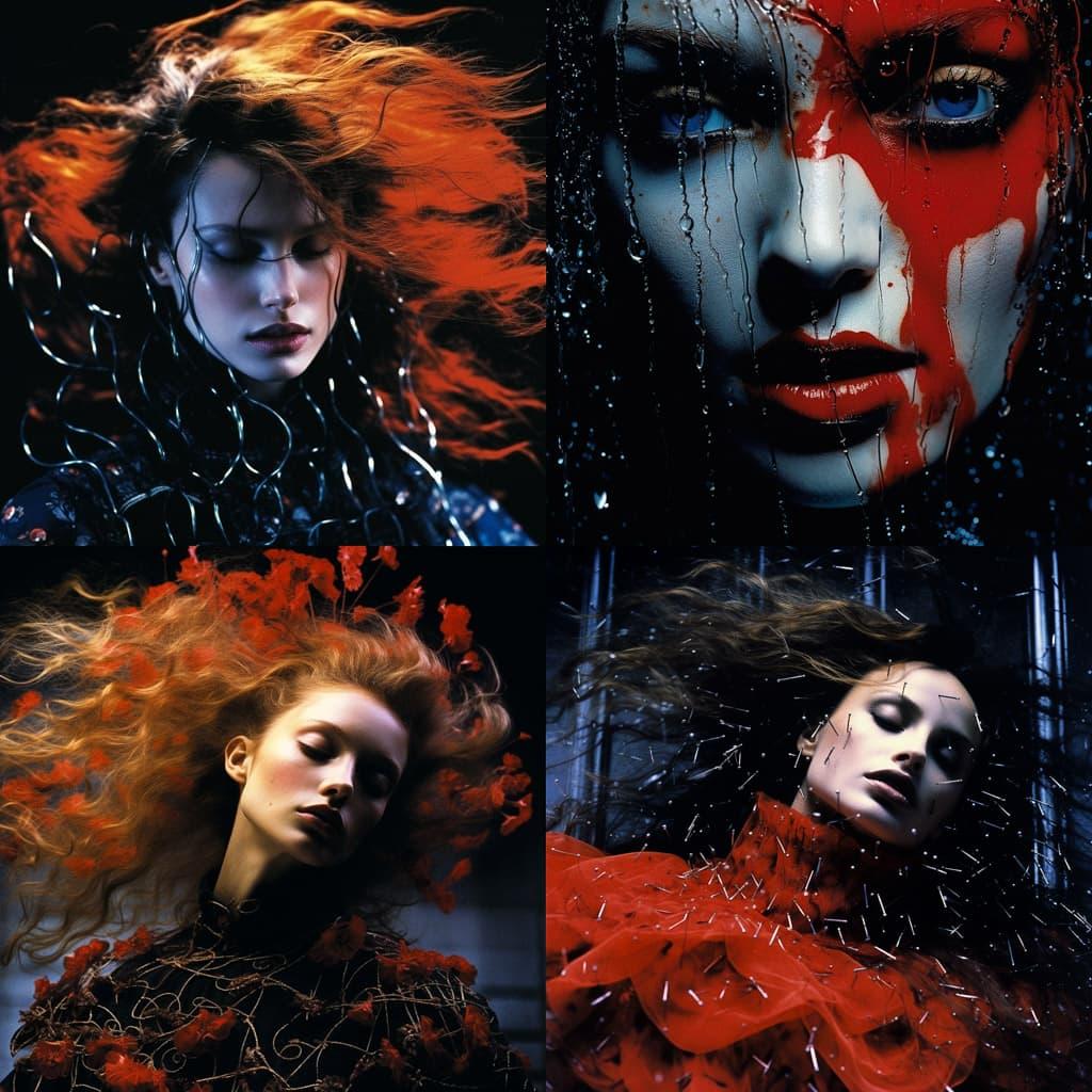 Mario Sorrenti style, Midjourney V5.2, render 1 of 4