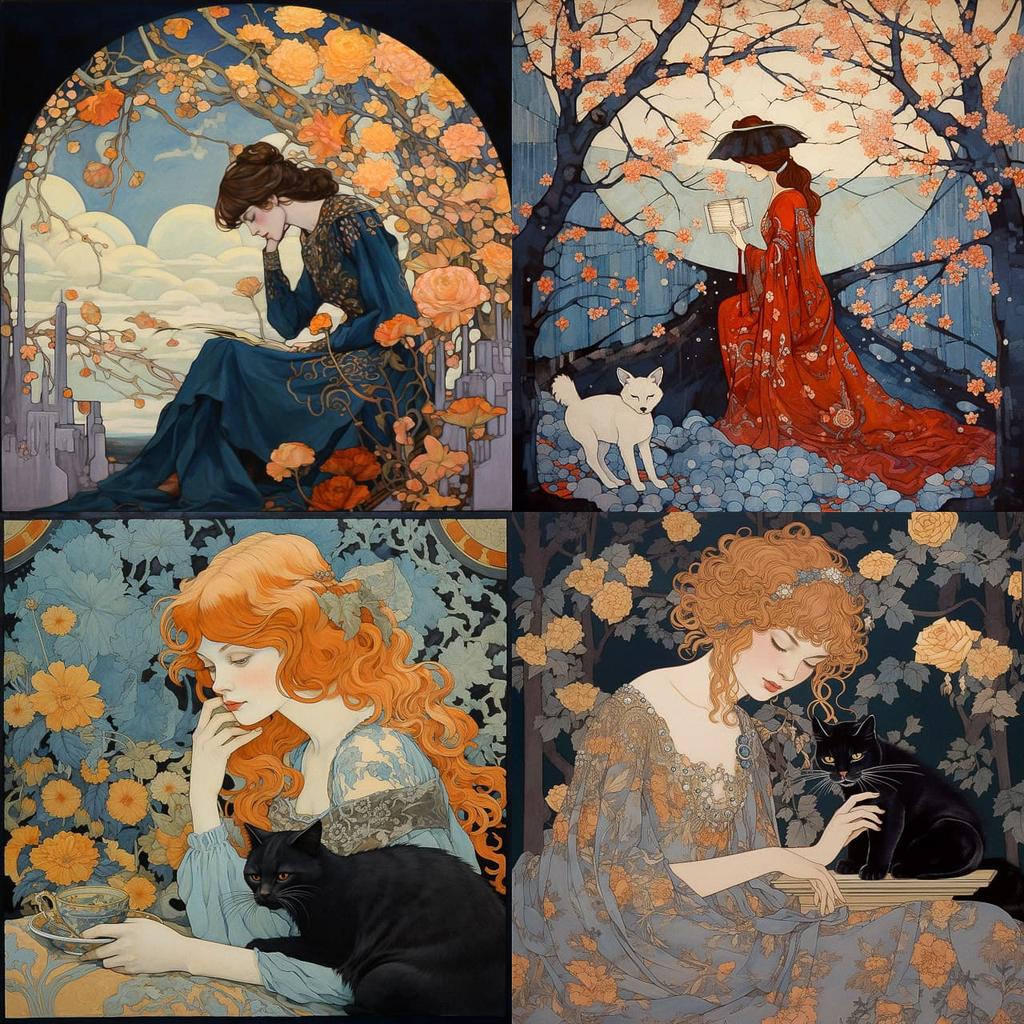 Marjorie Miller style, Midjourney V5.2, render 1 of 4