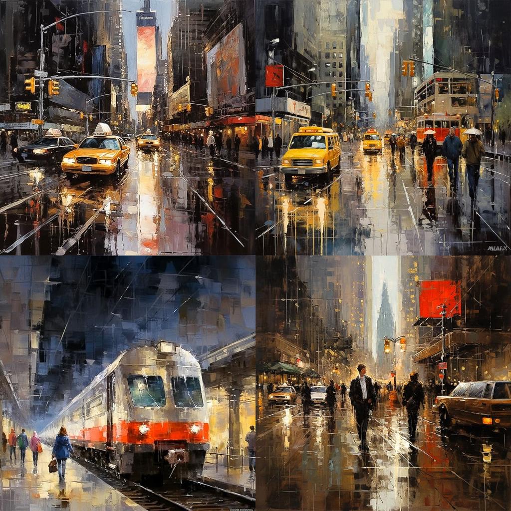 Mark Lague style, Midjourney V5.2, render 1 of 4