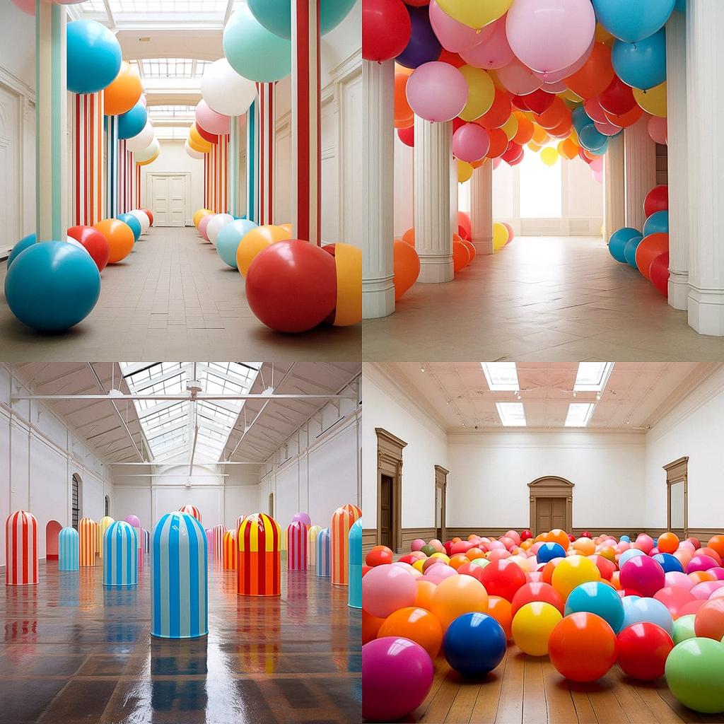 Martin Creed style, Midjourney V5.2, render 1 of 4