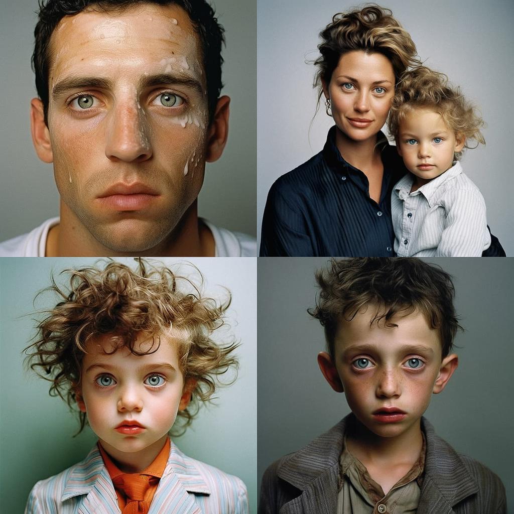 Martin Schoeller style, Midjourney V5.2, render 1 of 4