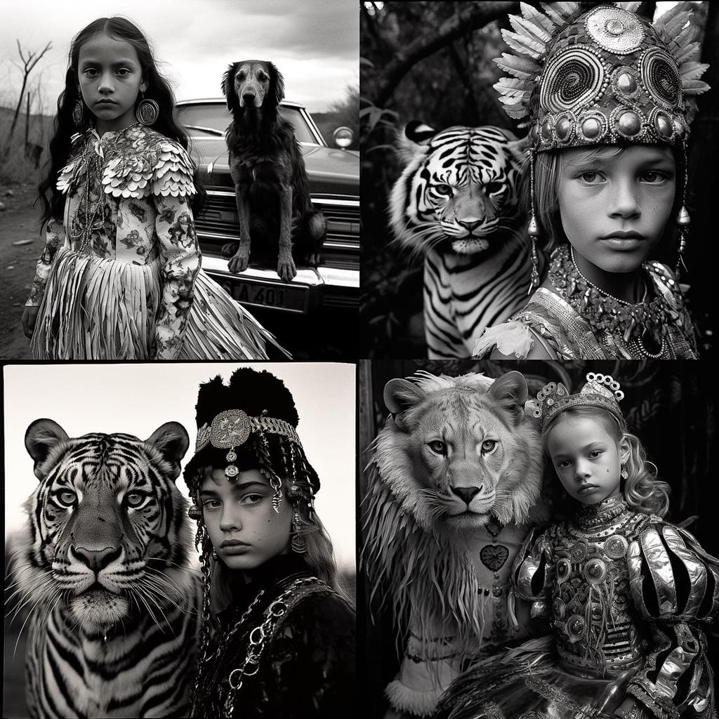 Mary Ellen Mark style, Midjourney V5.2, render 1 of 4