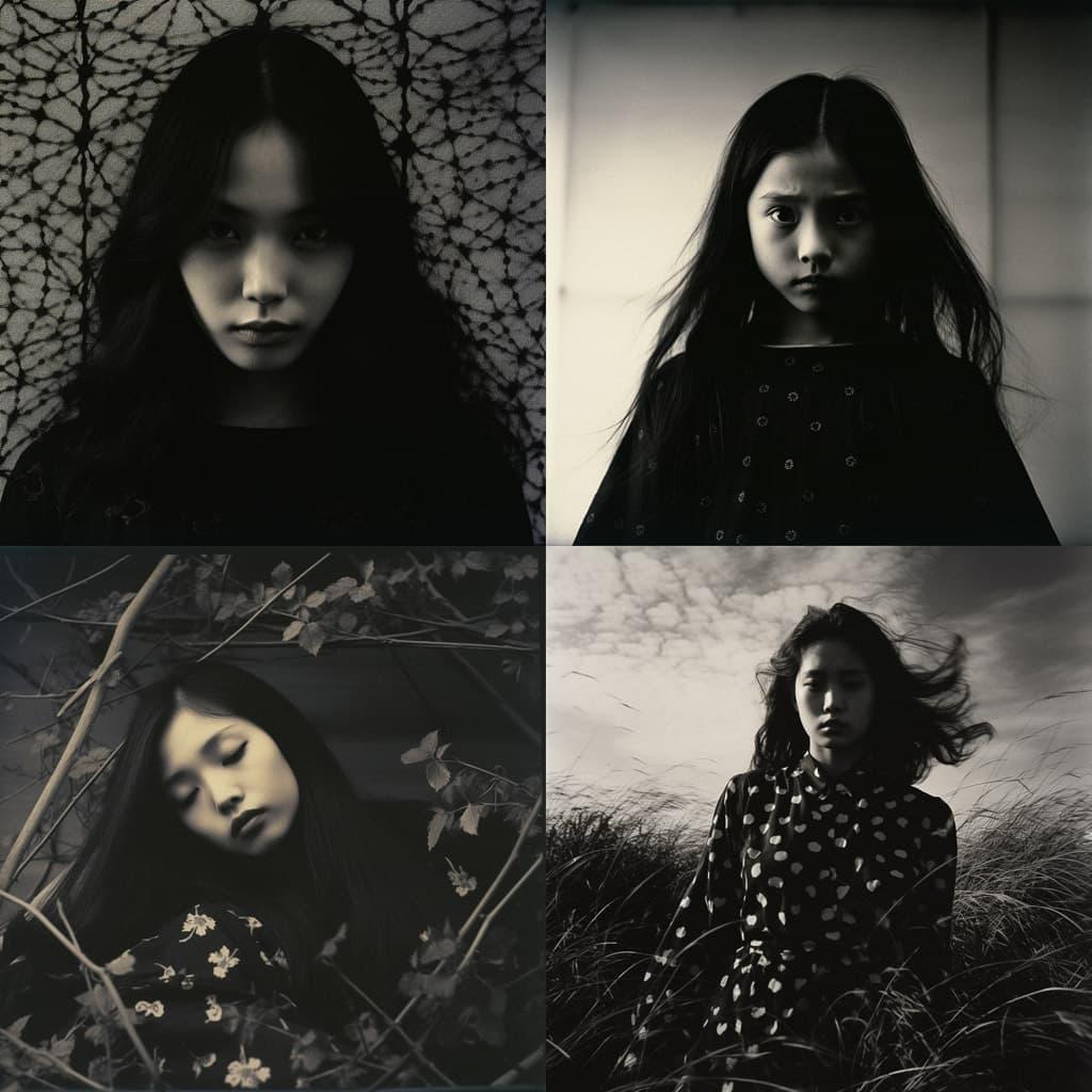 Masahisa Fukase style, Midjourney V5.2, render 1 of 4