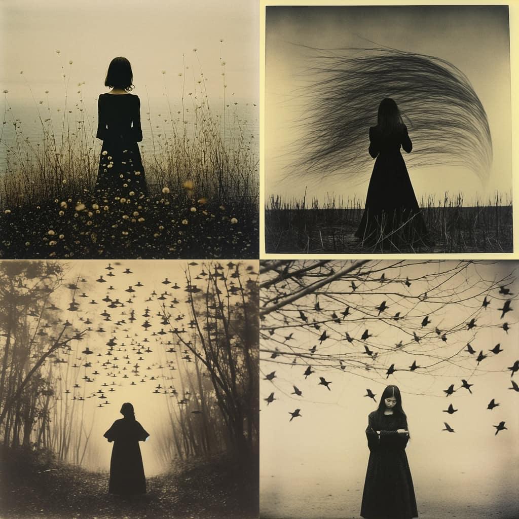 Masao Yamamoto style, Midjourney V5.2, render 1 of 4