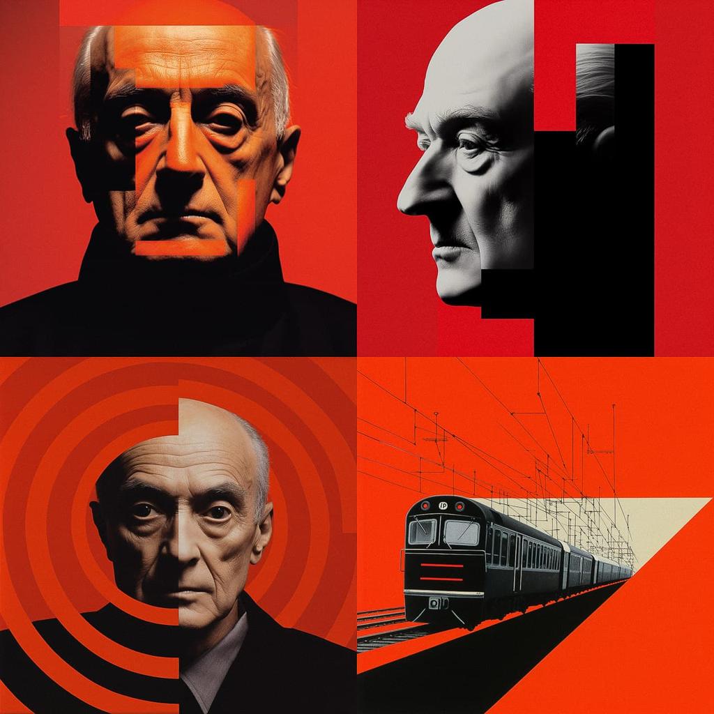 Massimo Vignelli style, Midjourney V5.2, render 1 of 4