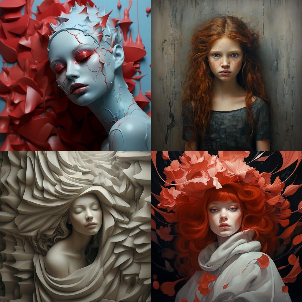 Matte texture style, Midjourney V5.2, render 1 of 4