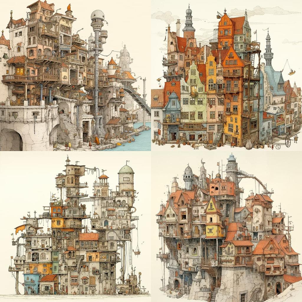 Mattias Adolfsson style, Midjourney V5.2, render 1 of 4
