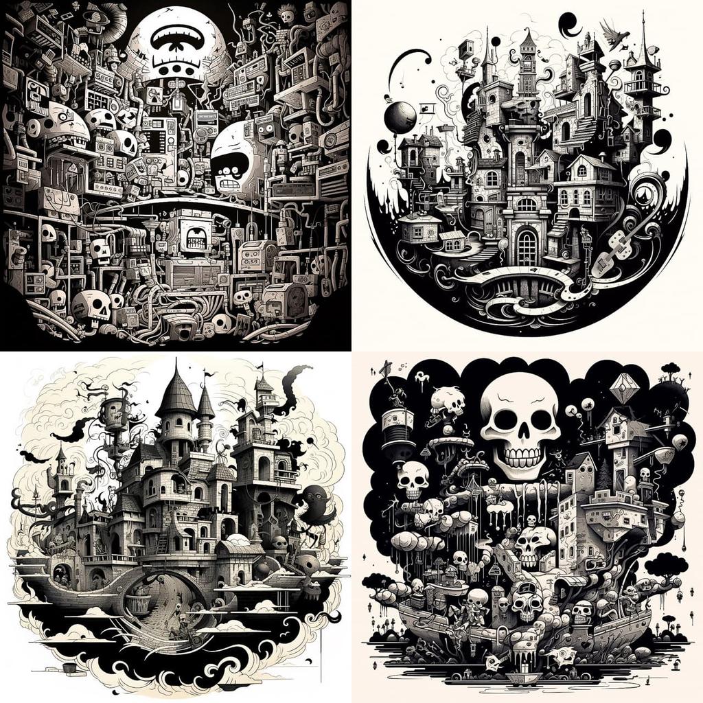 mcbess style, Midjourney V5.2, render 1 of 4