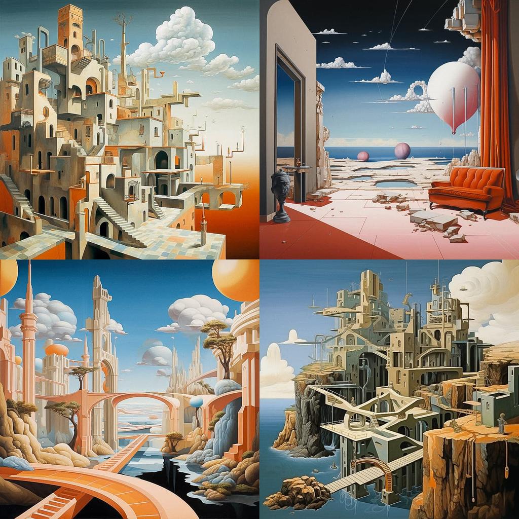 Michael Graves style, Midjourney V5.2, render 1 of 4