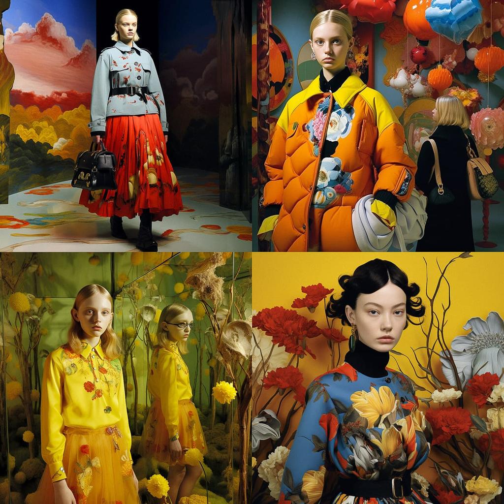 Miuccia Prada style, Midjourney V5.2, render 1 of 4