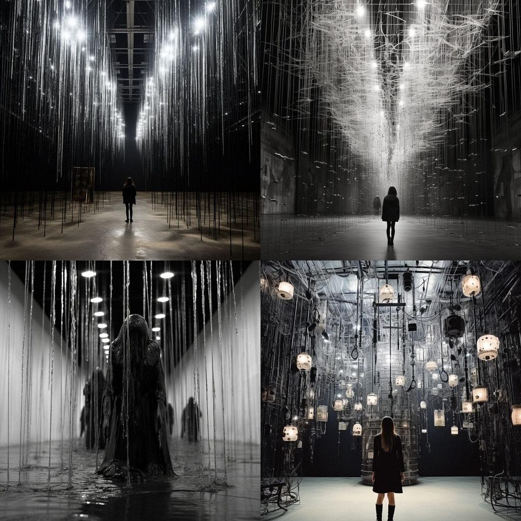 Monica Bonvicini style, Midjourney V5.2, render 1 of 4
