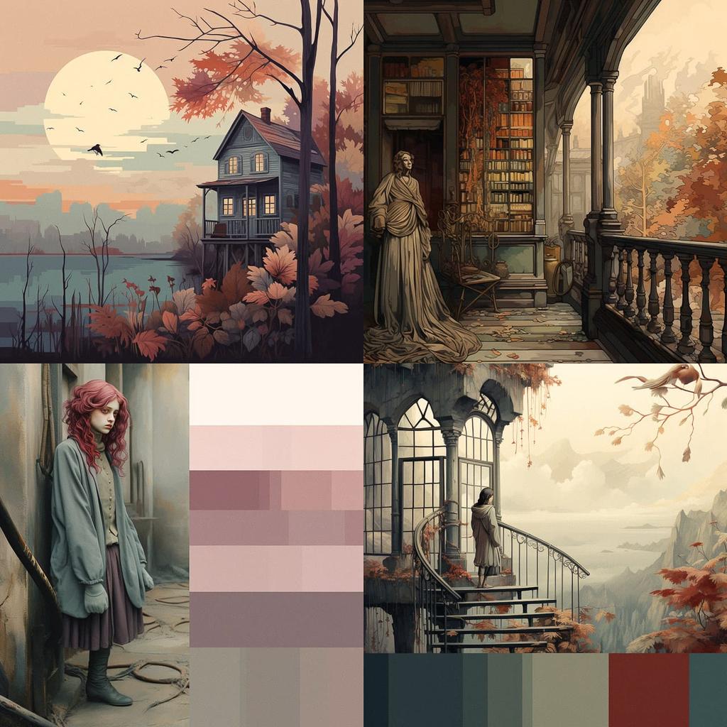 Muted colors style, Midjourney V5.2, render 1 of 4