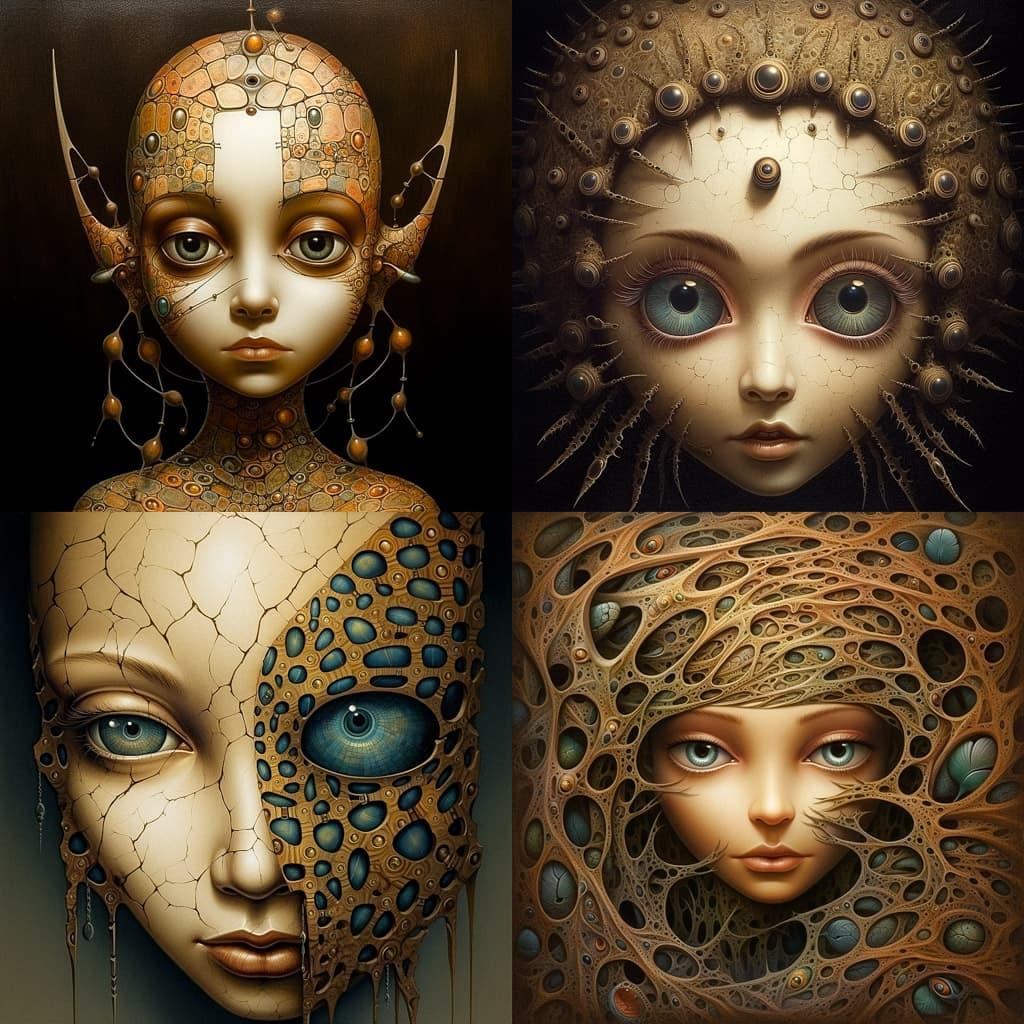Naoto Hattori style, Midjourney V5.2, render 1 of 4