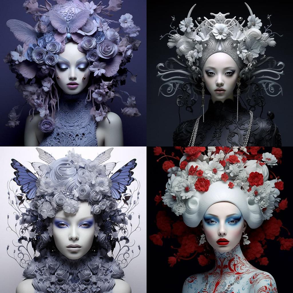 Natalie Shau style, Midjourney V5.2, render 1 of 4