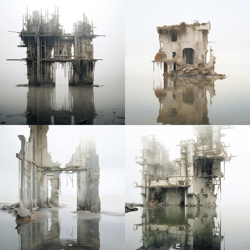 Noemie Goudal style, Midjourney V5.2, render 1 of 4