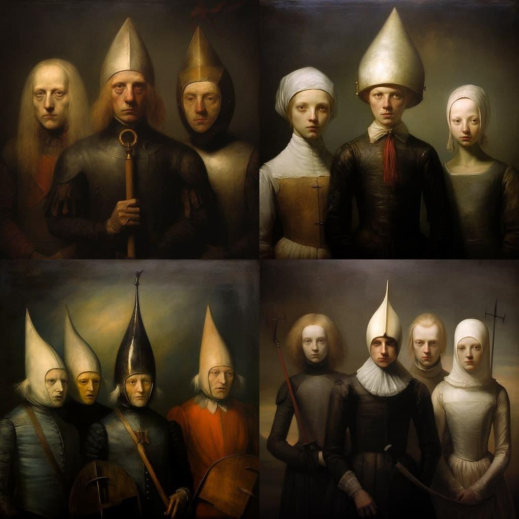 Odd Nerdrum style, Midjourney V5.2, render 1 of 4