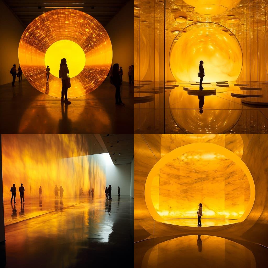 Olafur Eliasson style, Midjourney V5.2, render 1 of 4
