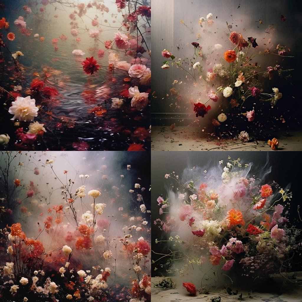 Ori Gersht style, Midjourney V5.2, render 1 of 4