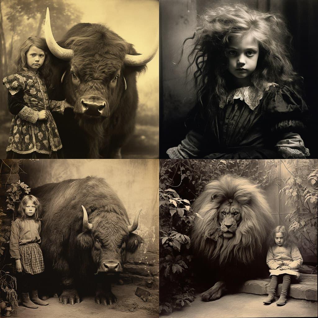 Oscar Gustave Rejlander style, Midjourney V5.2, render 1 of 4