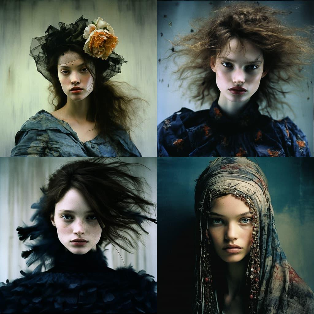Paolo Roversi style, Midjourney V5.2, render 1 of 4