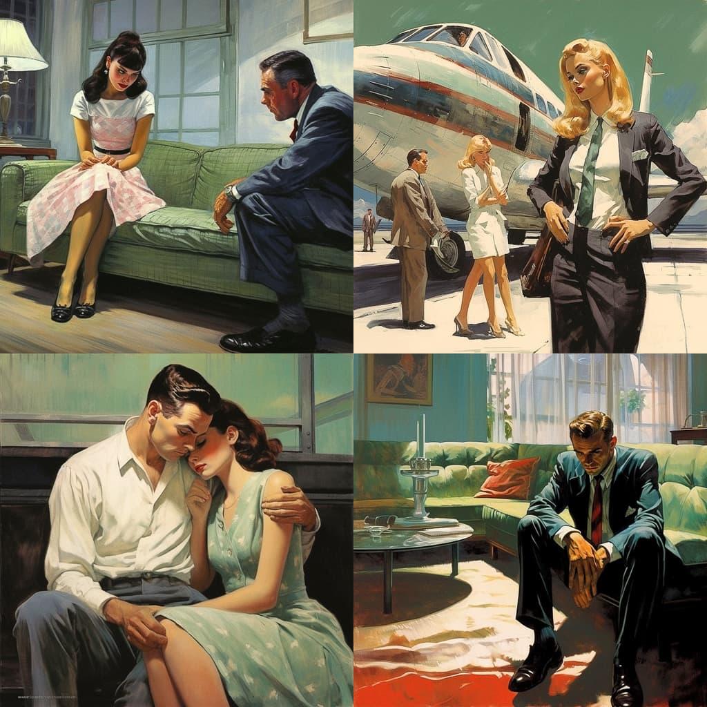Paul Rader style, Midjourney V5.2, render 1 of 4