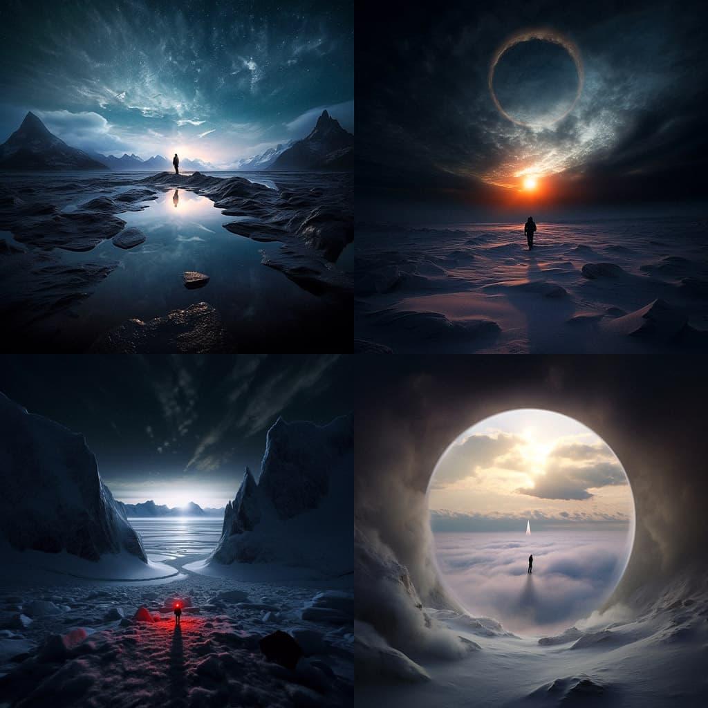 Paul Zizka style, Midjourney V5.2, render 1 of 4