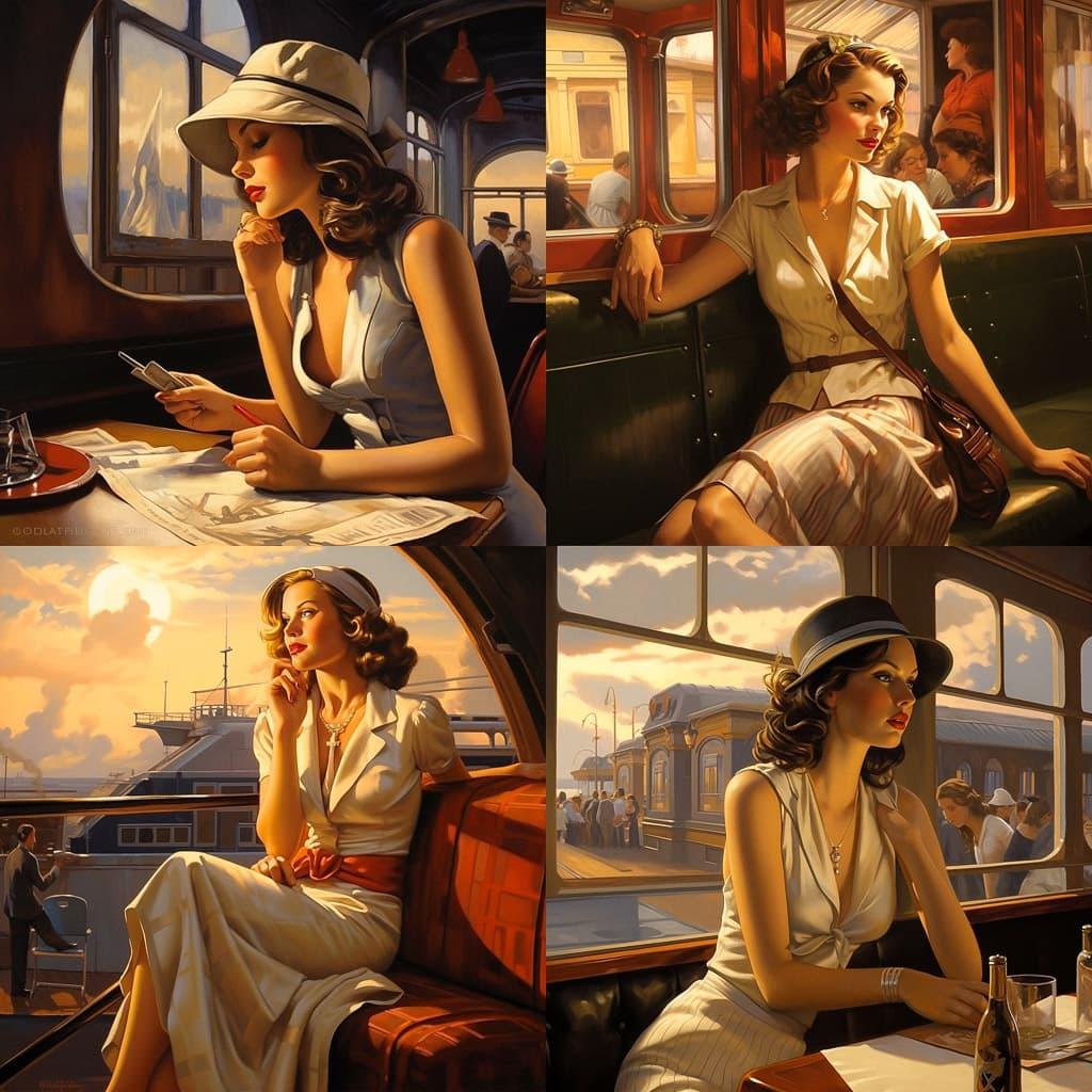Peregrine Heathcote style, Midjourney V5.2, render 1 of 4