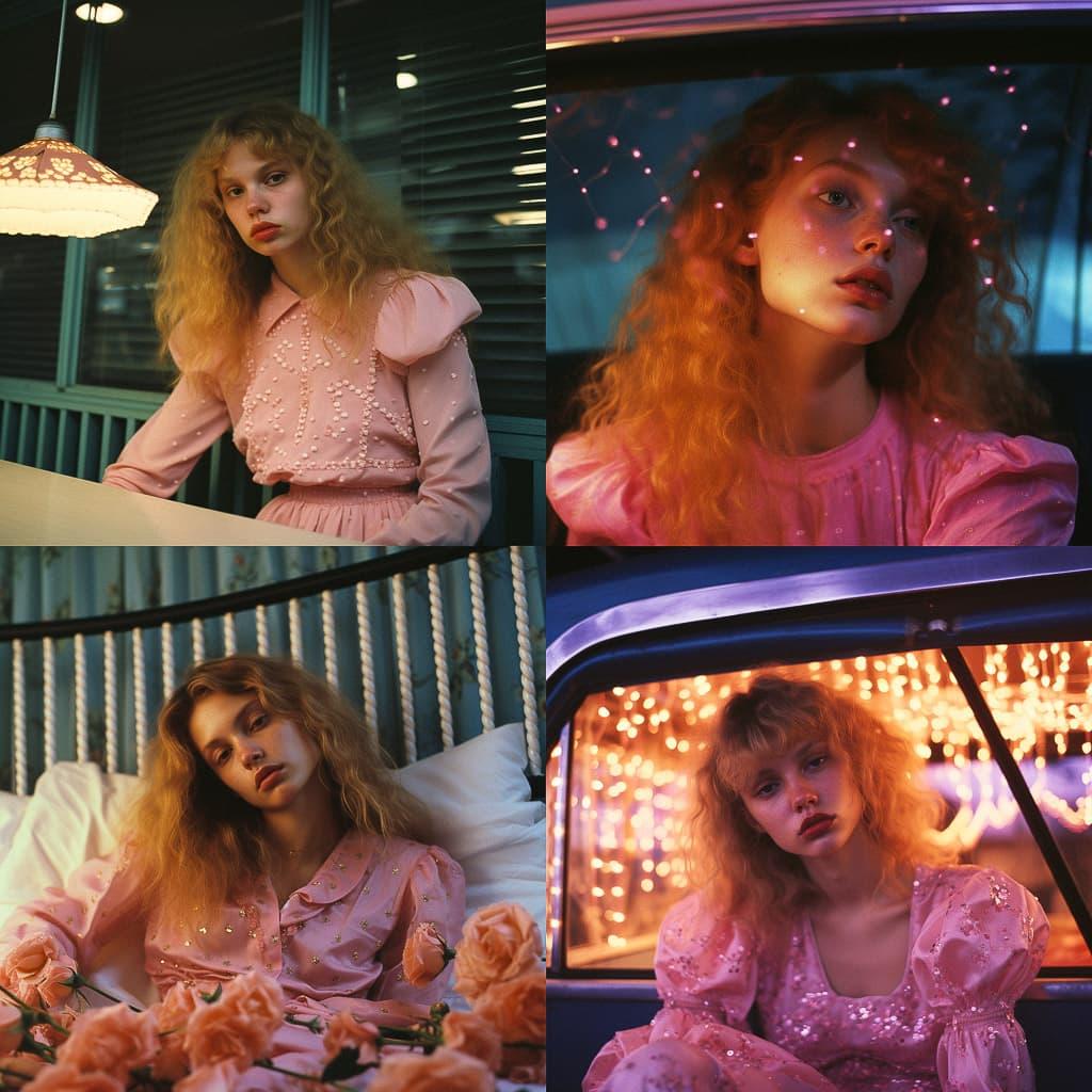 Petra Collins style, Midjourney V5.2, render 1 of 4